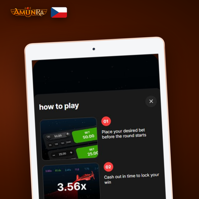 Ikona letadla stoupajícího po křivce multiplikátoru pro Aviator v AmunRa Casino app