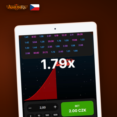 Duální sázka v Aviator hře AmunRa Casino – dva nezávislé sázkové panely v jednom kole