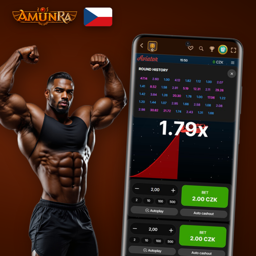 AmunRa Casino Aviator – crash hra s letadlem stoupajícím po křivce multiplikátoru