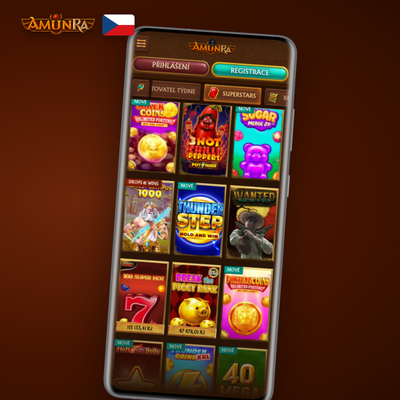AmunRa Casino na mobilu – rozhraní na smartphonu pro hraní na cestách