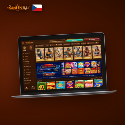 Živé casino AmunRa Casino na PC s krupiérem u stolu blackjacku ve vysoké kvalitě